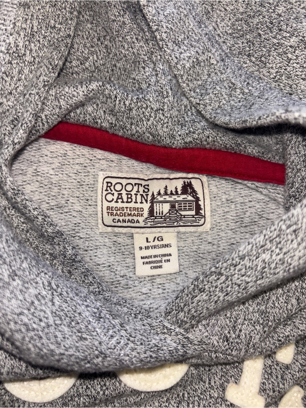 ROOTS Heathered Gray Sweater Dress Jersey Girls Youth 9/10 Long Sleeve Original - Picture 3 of 5